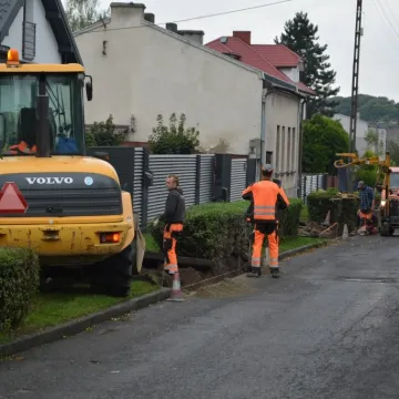 Ulica Stodolna w przebudowie