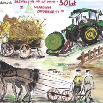 Laureaci z Przedborza w konkursie „Bezpiecznie na wsi”