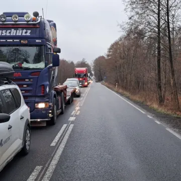 Zakorkowana droga krajowa nr 91 do Kamieńska