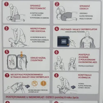 AED już dostępny na budynku OSP Pławno