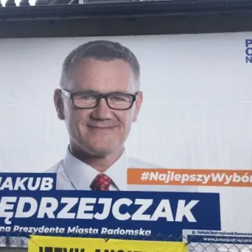 Kandydaci na prezydenta na plakatach i banerach