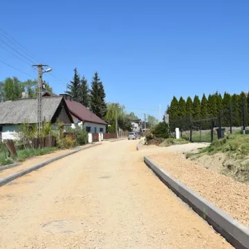 Ul. Stara Droga w Radomsku w przebudowie