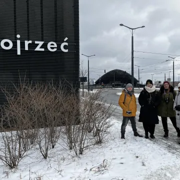 Łódź zatrzymana w obiektywie