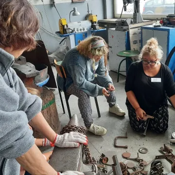 RaDOMsko Różewicza. Warsztaty spawania artystycznego