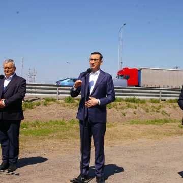 Premier Mateusz Morawiecki z wizytą na A1 w Kamieńsku