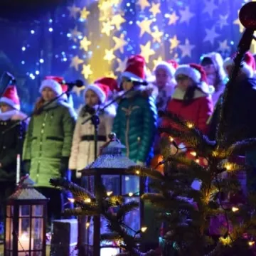 Miejska Wigilia na placu 3 Maja w Radomsku