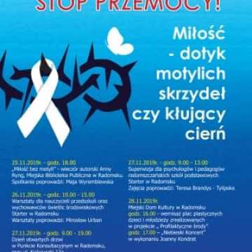 Kampania przeciw przemocy w Radomsku: „Miłość - dotyk motylich skrzydeł czy kłujący cierń”
