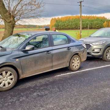 [WIDEO] Dwa samochody i autobus zderzyły się na DK42 w Zakrzewie