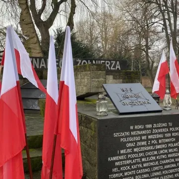 Kwiaty w rocznicę wyzwolenia Radomska