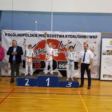 „Karate Kid” w Wołowie – cztery medale dla Akademii Karate Kyokushin Radomsko