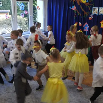 „Jagódki” z przedszkola nr 9 w wielkanocnym klimacie