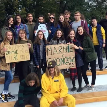 Strajk Klimatyczny w Radomsku: Dziś powietrze pachnie jak ostatnie dni planety 