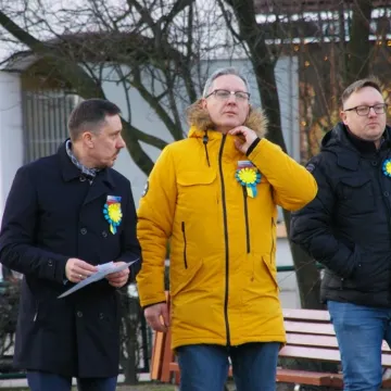 Radomsko: Wiec solidarności z Ukrainą