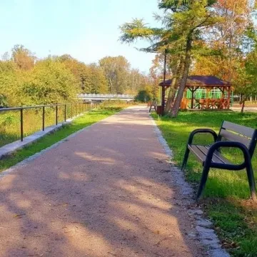 Park w Przedborzu już po rewitalizacji
