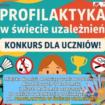 Konkurs dla dzieci i młodzieży „Profilaktyka w świecie uzależnień”