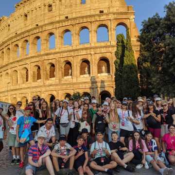Uczniowie PSP w Strzelcach Małych zwiedzali Włochy