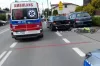 Na ul. Sucharskiego rowerzystka wjechała pod auto