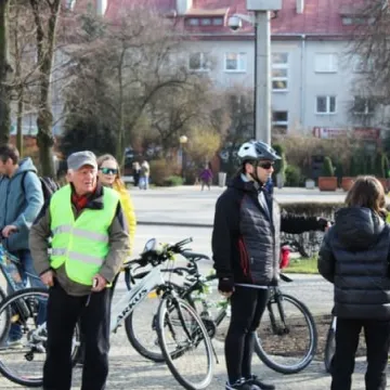 Powitali wiosnę na rowerach 