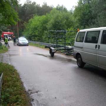 Wypadek z udziałem dwóch aut w Pratkowicach
