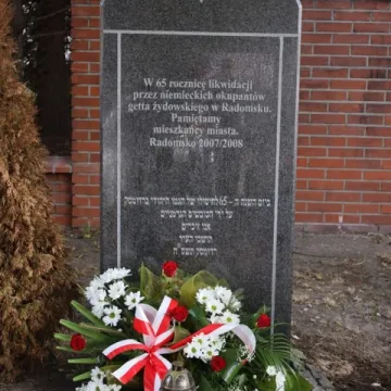 W Radomsku upamiętniono rocznicę likwidacji getta
