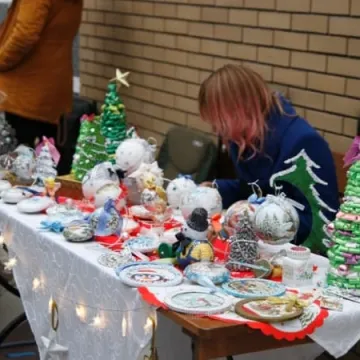 Targi rękodzieła z Mikołajem