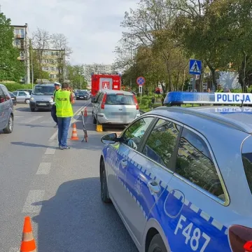 Kolizja dwóch aut na ul. Piastowskiej w Radomsku