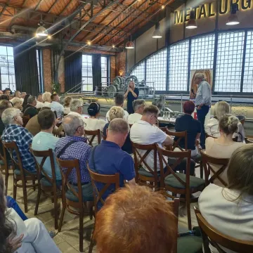 Bogusław Wołoszański na spotkaniu w Radomsku