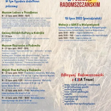 Tydzień w Powiecie Radomszczańskim 18 – 22 lipca
