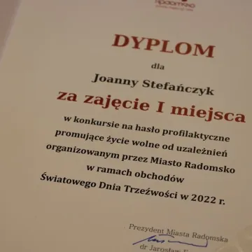 Twórcy profilaktycznych haseł odebrali nagrody