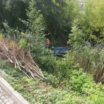 Wjechał do Radomki. Kierowca zasłabł za kierownicą