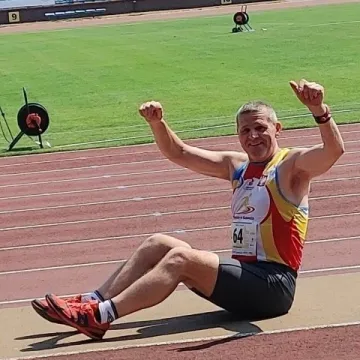 Piotr Płoskoński wybiegał srebrny medal