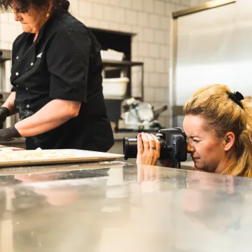 Kolejne warsztaty fundacji foto Pozytyw. Tym razem w kuchni...