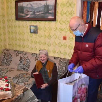 100. urodziny mieszkanki gminy Kamieńsk