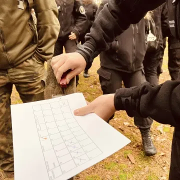 Manewry klas mundurowych ZSP 1 w Radomsku