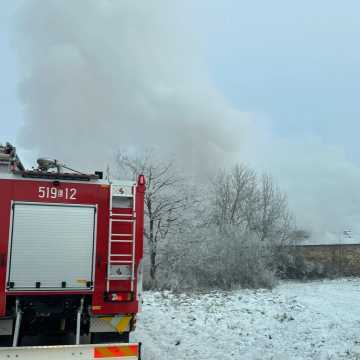[WIDEO] Pożar garażu w miejscowości Frachowiec