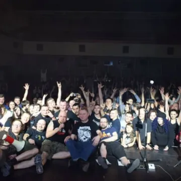 Moc na koncercie zespołu Łydka Grubasa