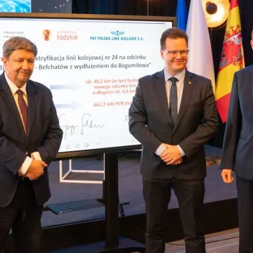 Będzie odbudowa linii kolejowej Piotrków Tryb. - Bełchatów