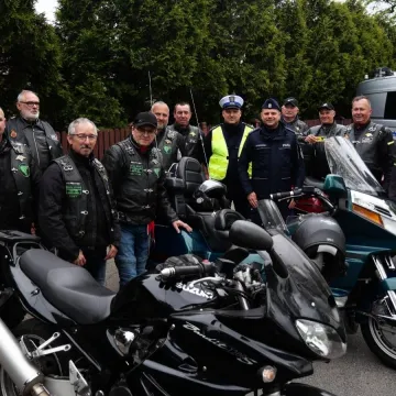„Zmieścimy się wszyscy”. Wspólna akcja policji i motocyklistów w Kietlinie