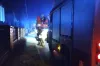 Pożar w budynku wielorodzinnym przy ul. Baczyńskiego w Radomsku - akcja straży pożarnej