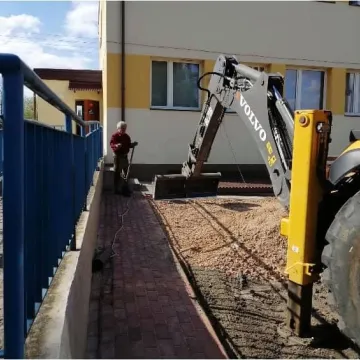 Przygotowali miejsce dla karetki