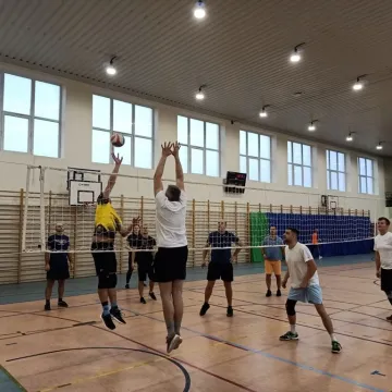 Służby mundurowe rywalizowały w hali sportowej