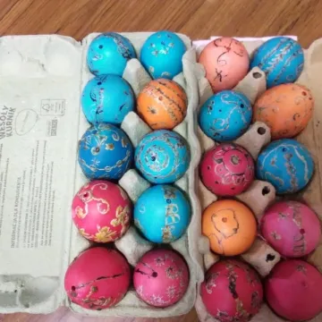 Pisanki i pająki ludowe ożywiły tradycję w Gidlach