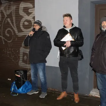 Wolne media, wolni ludzie. Protest w Radomsku