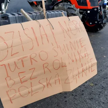 Protest rolników w Przedborzu