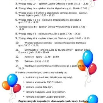 Festyn szkolny w Przedborzu