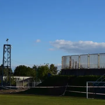 Trybuna w przebudowie