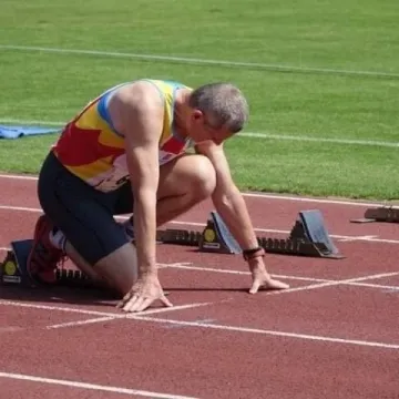 Piotr Płoskoński wybiegał srebrny medal