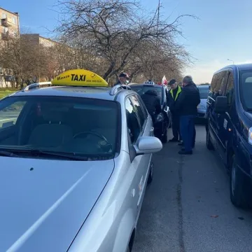 Taksówkarze protestowali. Również w Radomsku