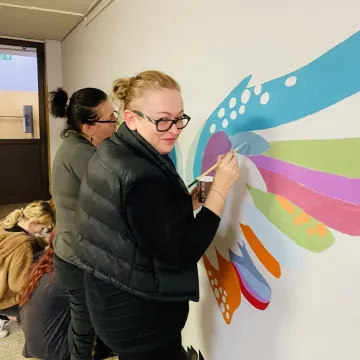 Nowy mural w „Elektryku”. To nie tylko sztuka, ale i edukacja...