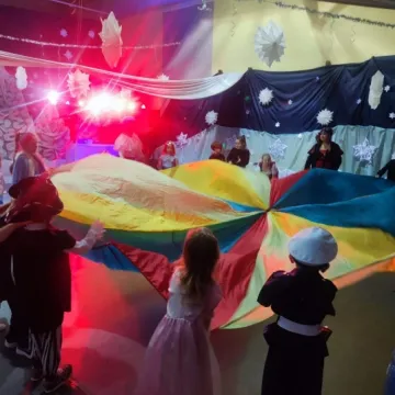 Bal karnawałowy w szkole w Kietlinie